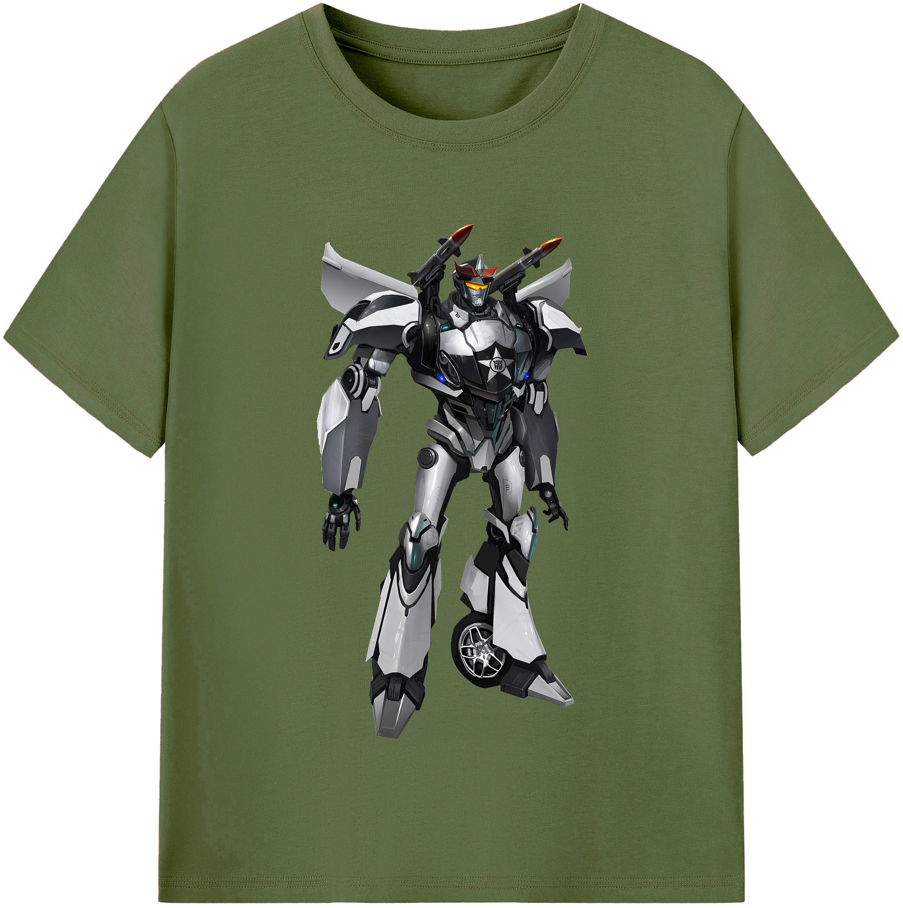 （画像用） Transformers トランスフォーマー 綿100％半袖Tシャツ（フロントプリント）